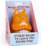 🐱 Meow-ditation Stress Toy – Zen Cat Squeeze Buddy