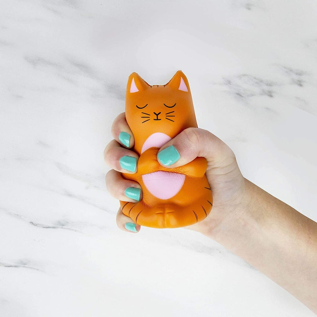 🐱 Meow-ditation Stress Toy – Zen Cat Squeeze Buddy