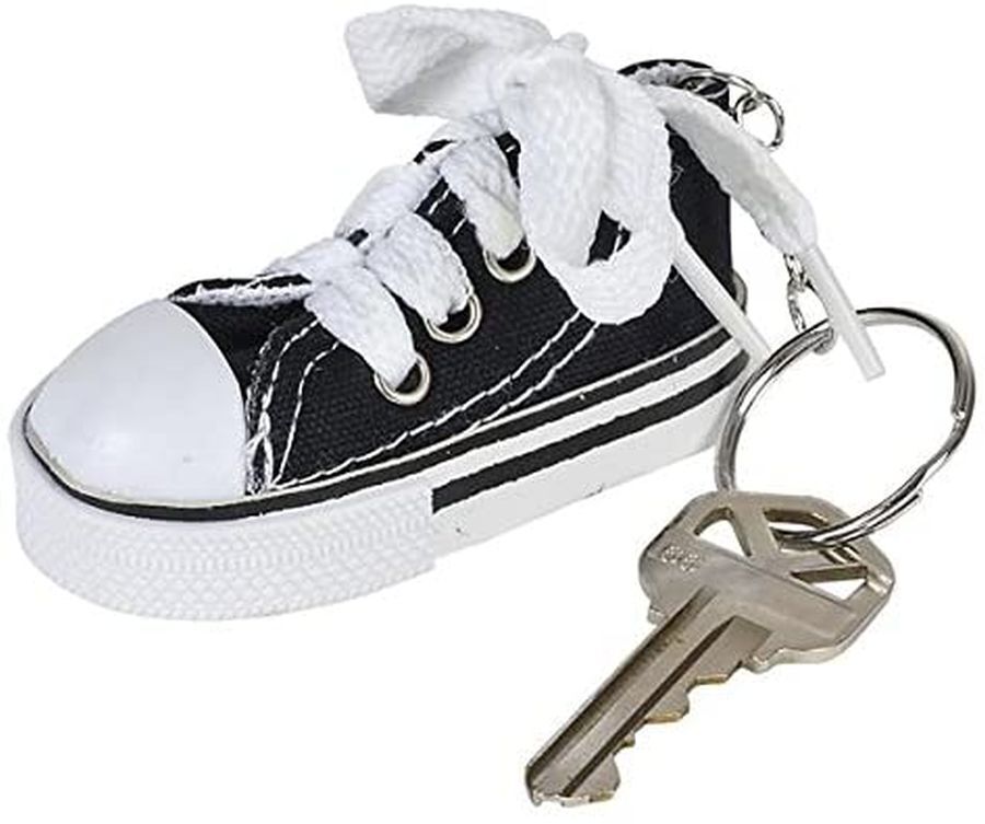 👟 120 TOTAL Mini Canvas Sneaker Keychains –  (3" Assorted Colors)
