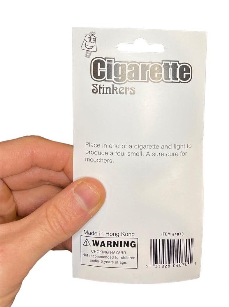 1 Pack of 5 Stink Smell Cigarette Loads – Hilarious Gag Prank Novelty Smoking Trick! 🚬💥