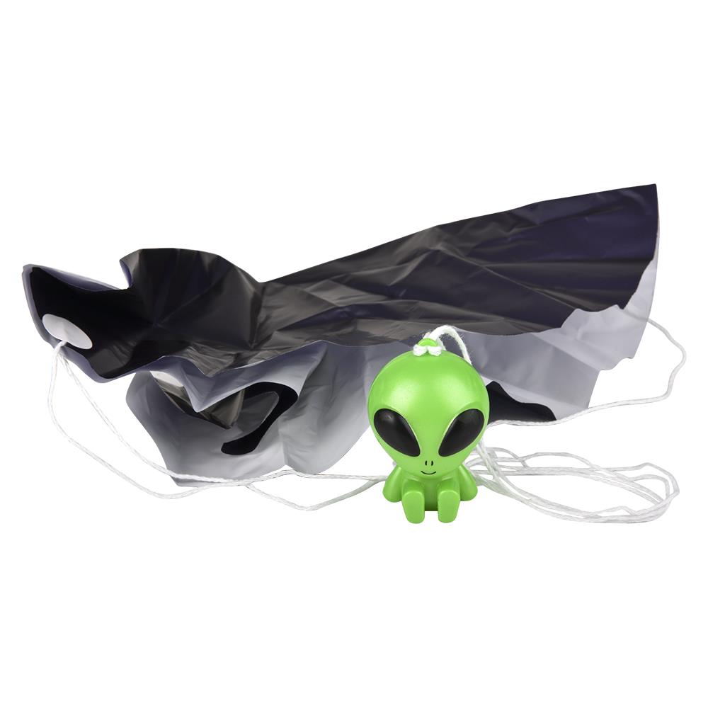 4-Pack Galactic Green Alien Paratroopers – Out-of-This-World Fun! 👽🛸