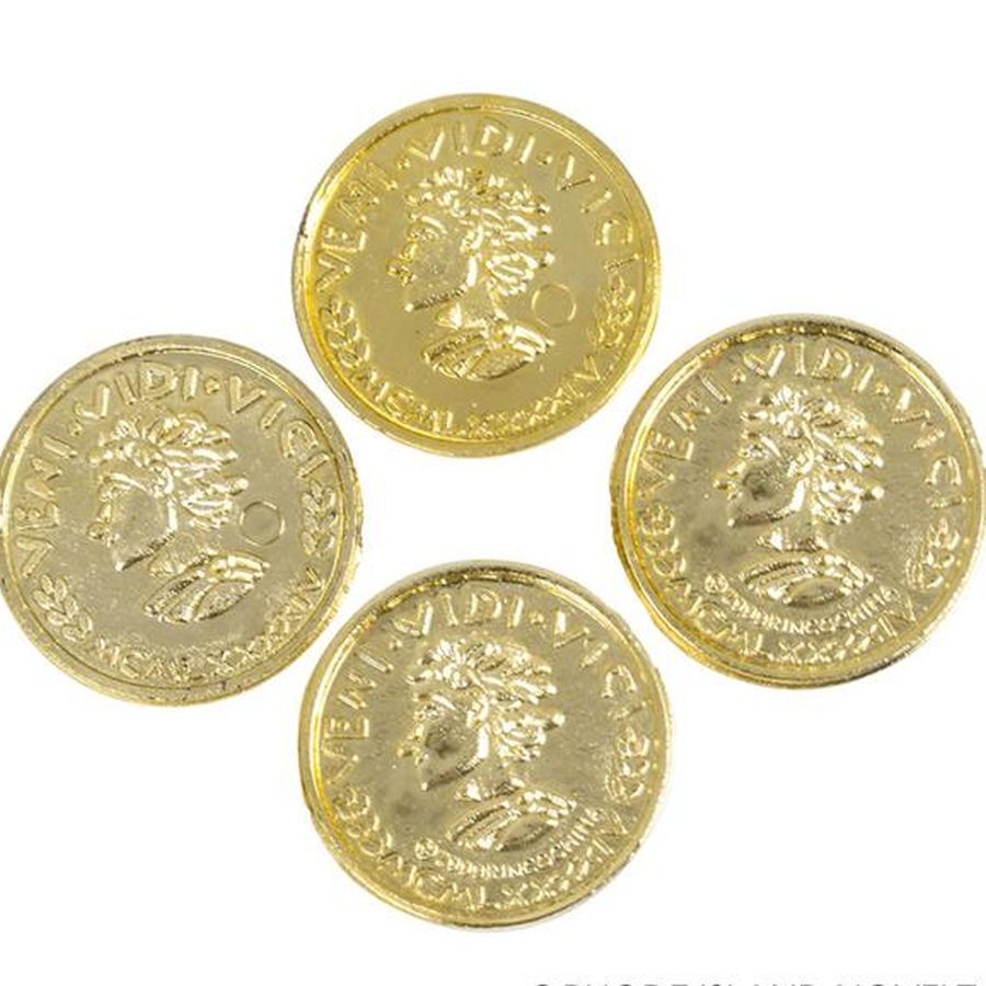 🪙 Bulk Plastic Gold Coins – 3,600 Treasure Coins (25 Bags of 144 Each)