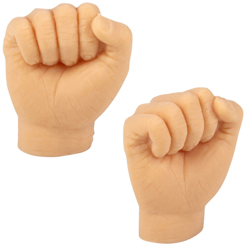 🖐️ Tiny Hands Rock Paper Scissors Set – 12 Soft Rubber Finger Puppets