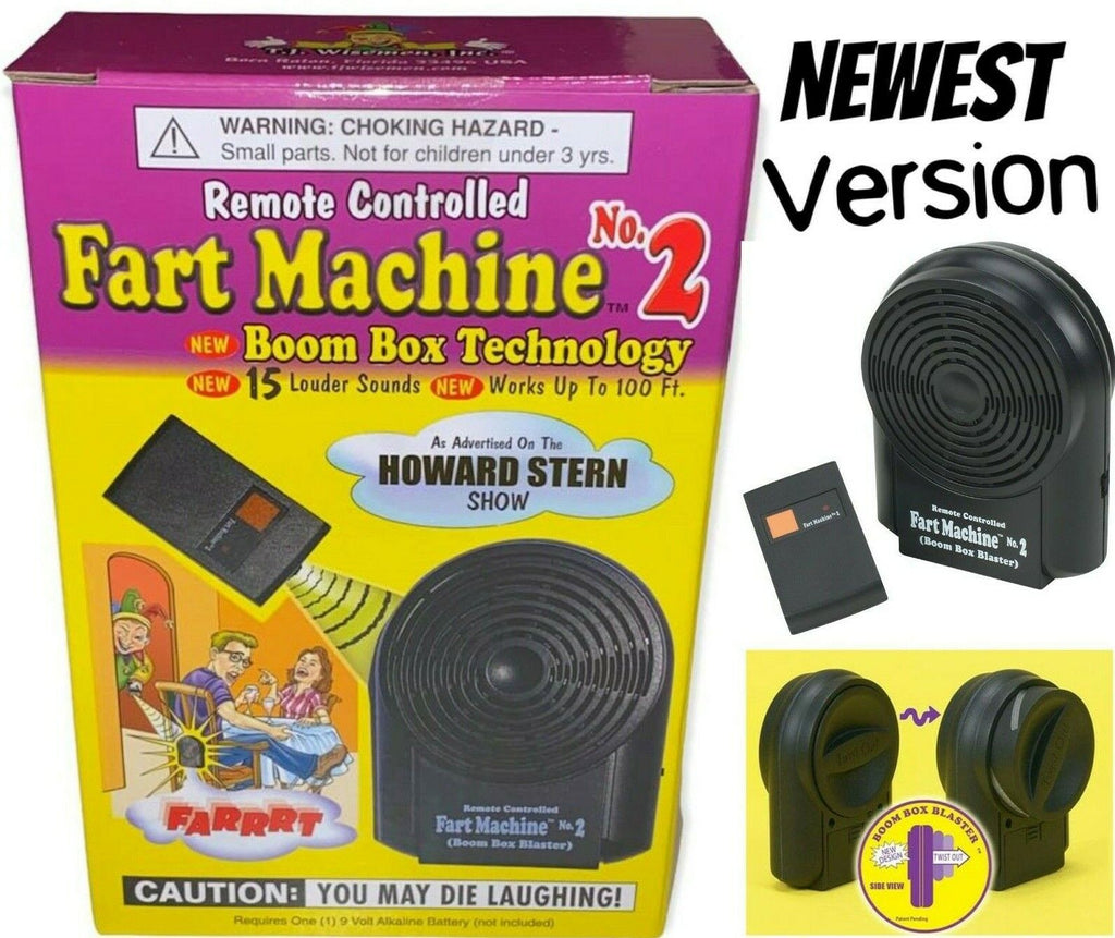 Fart Machine No. 2 💨 - Wireless Remote Control Prank Toy - Hilarious Gag Gift 🤣