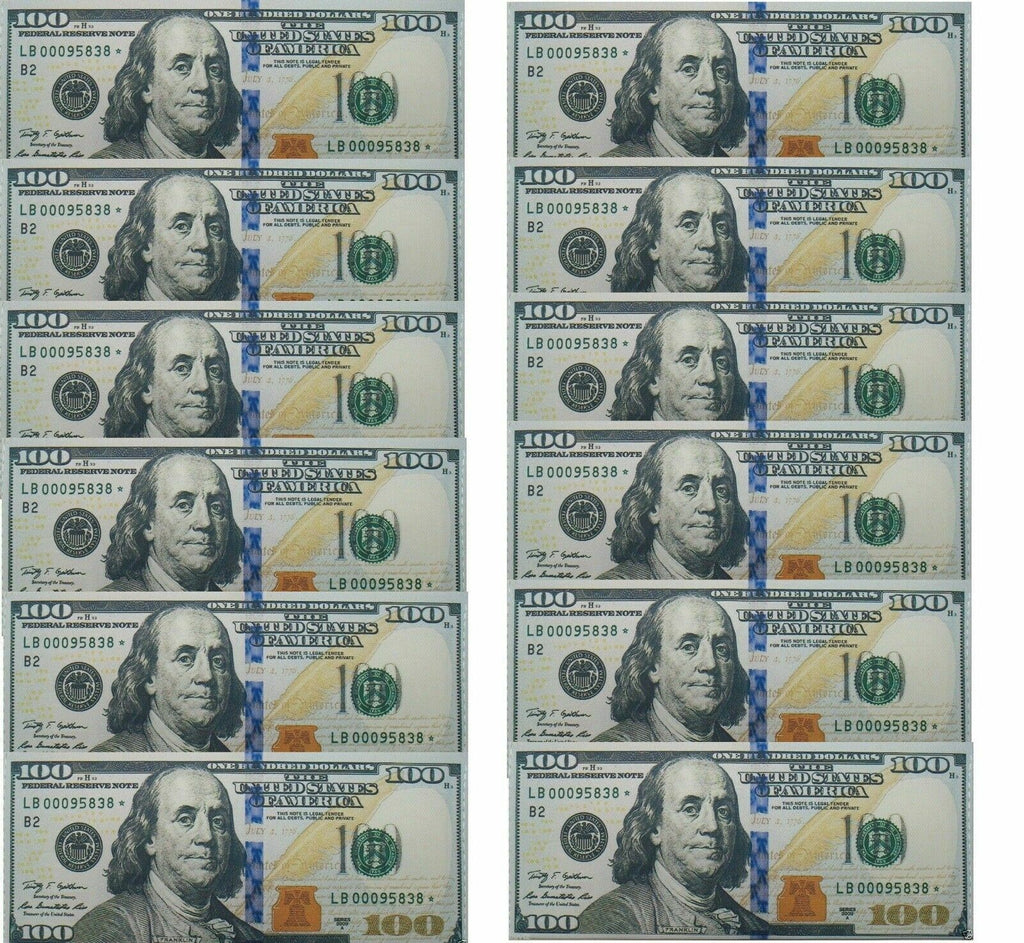 💵 $100 Bill Wallet – Realistic Print Canvas Gag Gift