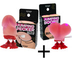 Jumping Pecker & Boobie Wind-Up Toy Set – Hilarious Party Gag Gift 🎉