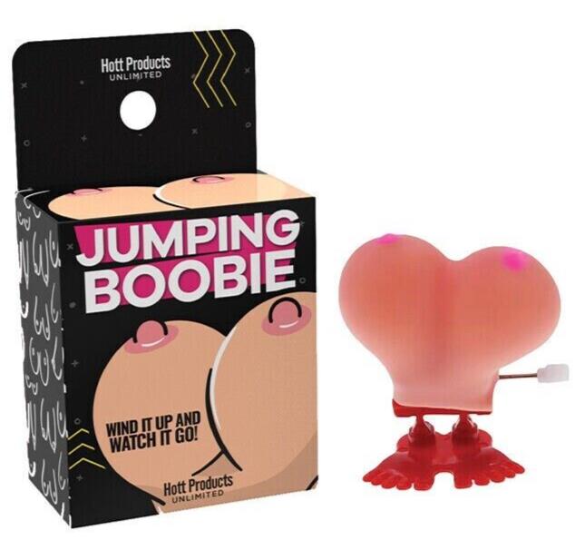 Jumping Pecker & Boobie Wind-Up Toy Set – Hilarious Party Gag Gift 🎉