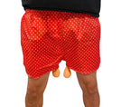 🎉 Mr. Saggy Balls Gag Boxers – Hilarious Over-the-Hill Party Shorts!