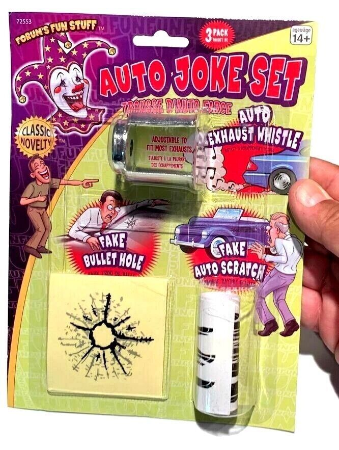 🚗 3-Piece Auto Prank Set – Hilarious Car Gag Kit!