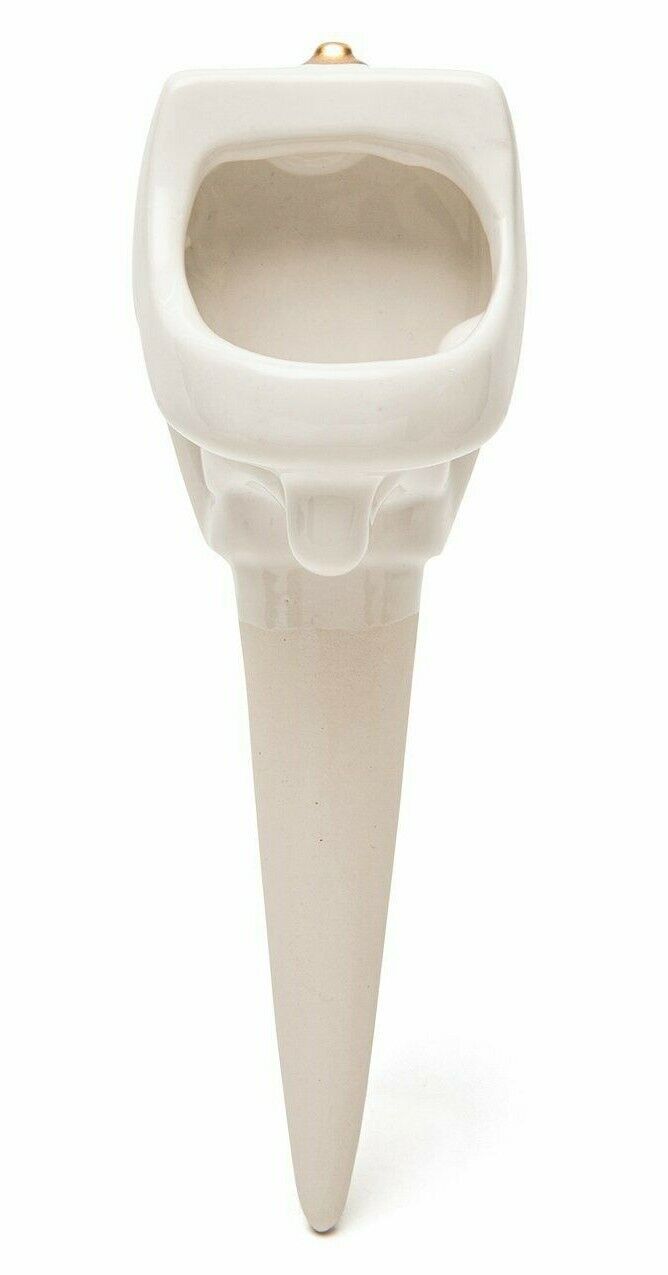 The Bathroom Urinal Plant Watering Stake – Hilarious Garden Plant Gag Joke Gift