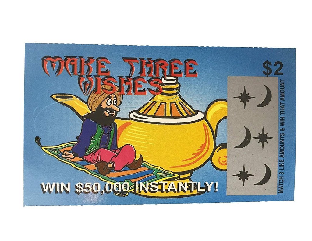 6-Pack Fake Winning Scratch-Off Lottery Tickets – The Ultimate Gag Prank! 💰😂