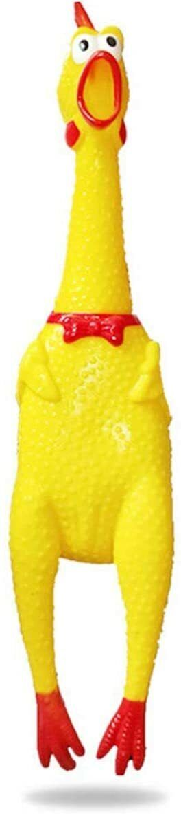 🐔 16" Classic Squeaking Rubber Chicken – The Original High-Quality Gag Toy