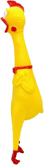 🐔 16" Classic Squeaking Rubber Chicken – The Original High-Quality Gag Toy