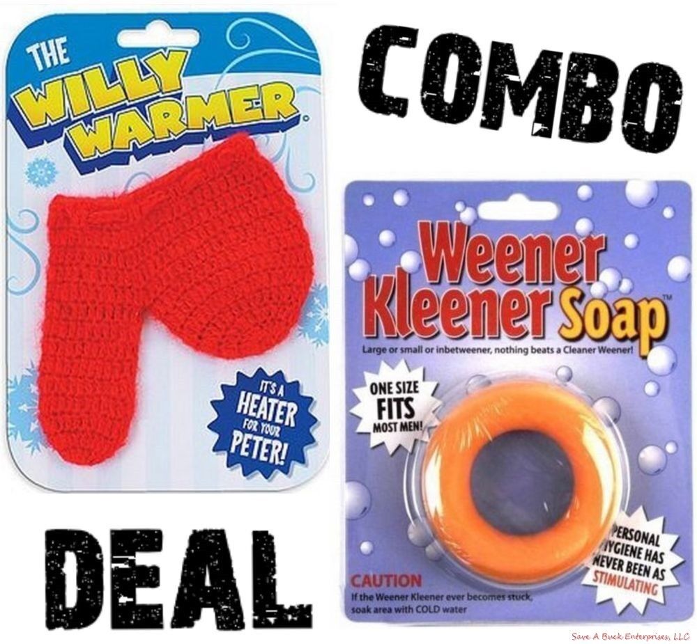 Willy Warmer + Weener Cleaner Soap – Hilarious Combo Set 🧼🍆