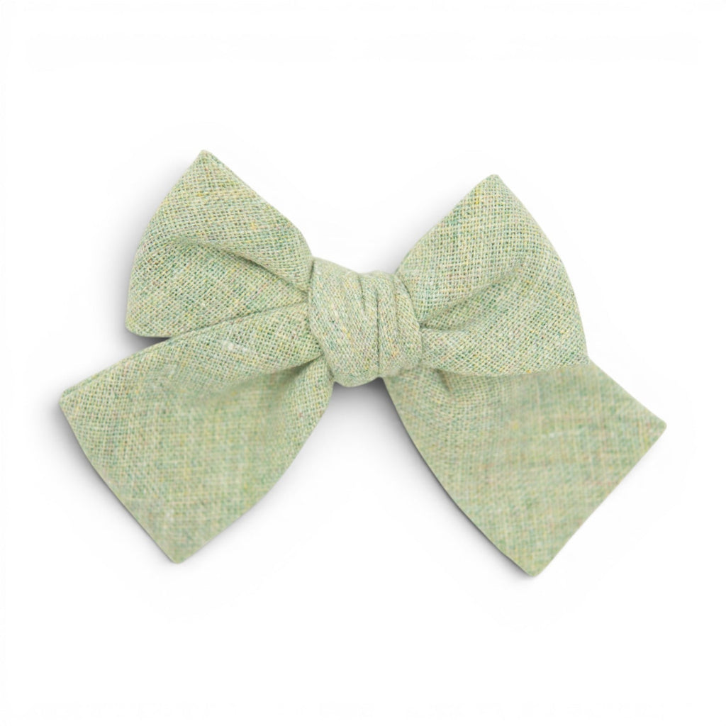 Sea Foam - Petite Hair Bow