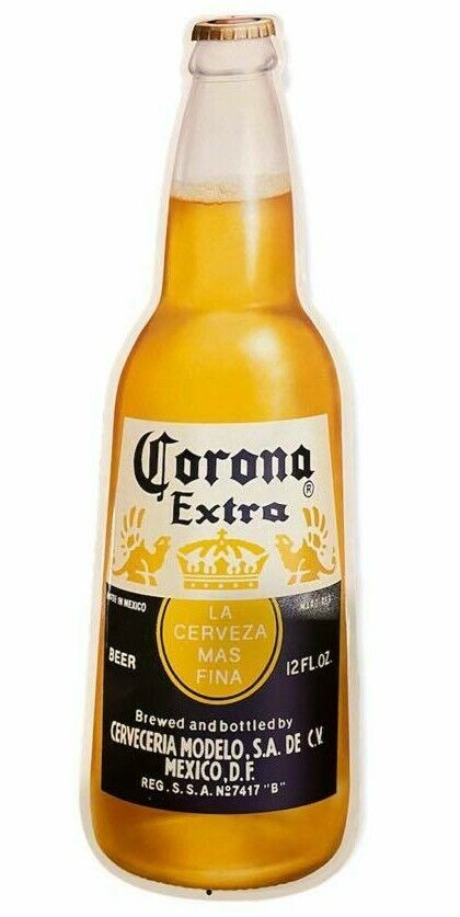 Corona Metal Beer Sign – Classic Bar Decor for True Collectors 🍺🌴