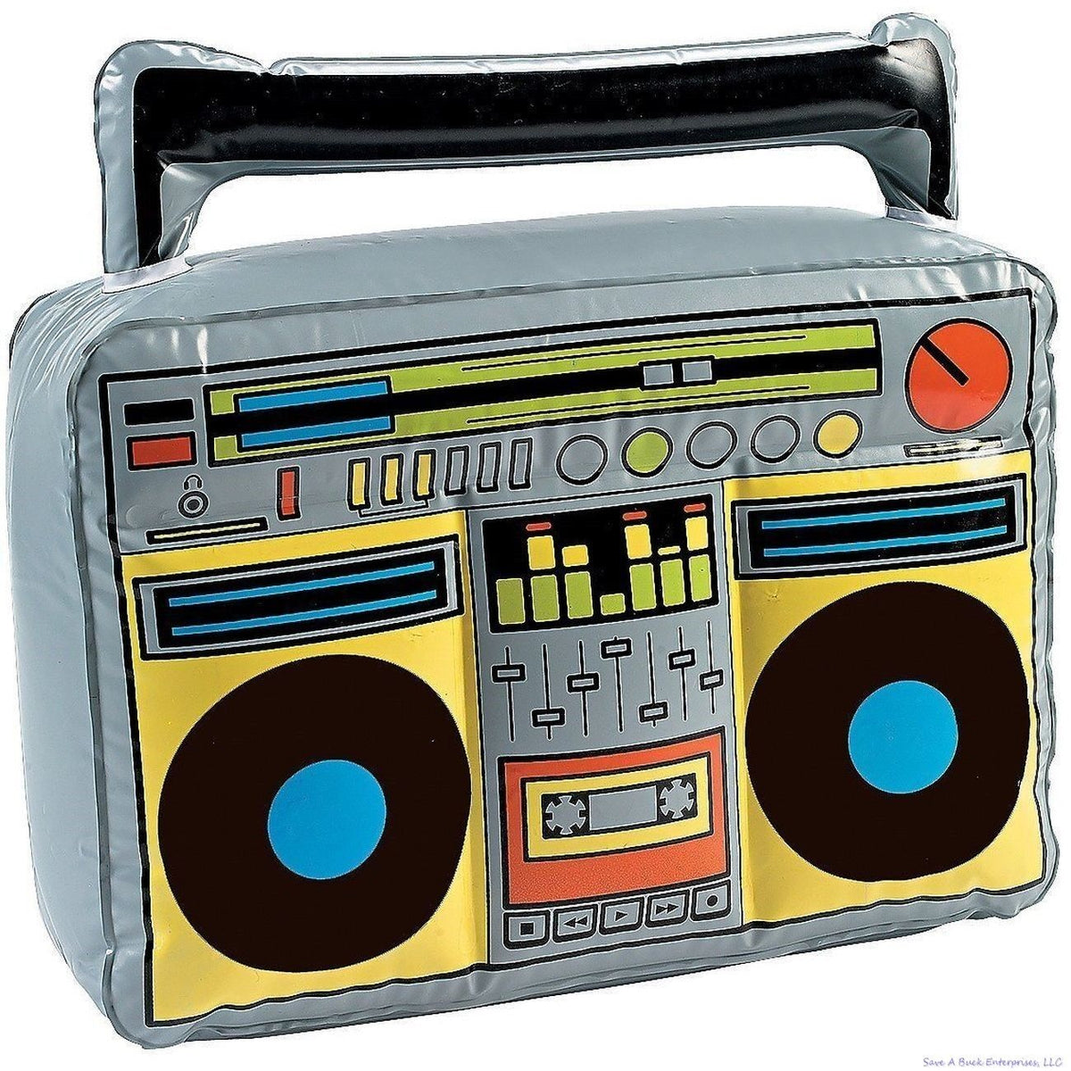📻 Inflatable Boom Box Radio – 80s Party Prop & Photo Fun
