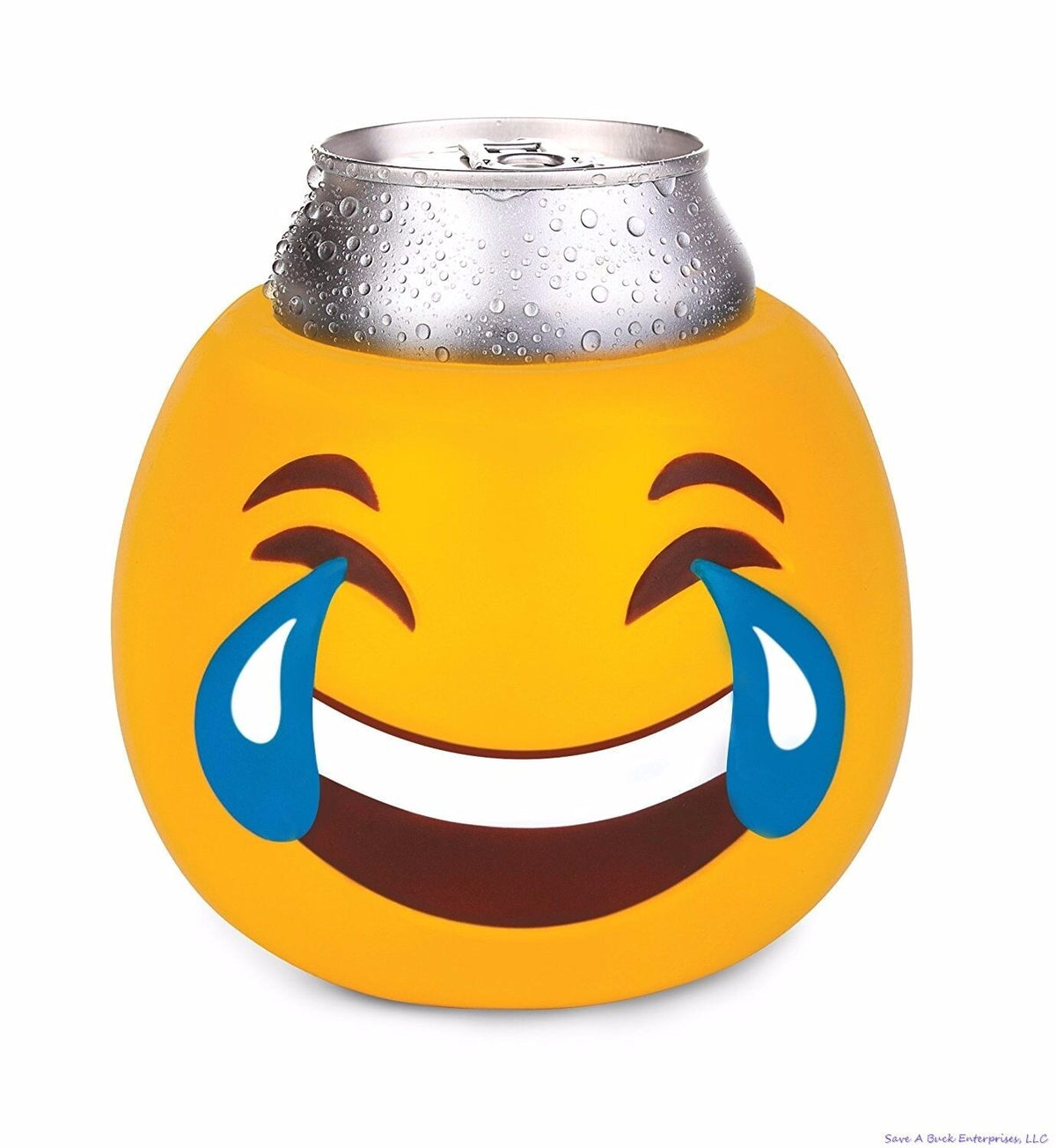 Tears of Joy Emoji Koozie – Insulated Can & Bottle Holder for Party Laughs 😂🍻
