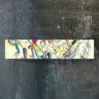 Kandinsky Series Glass Print // Horseriding Abstract