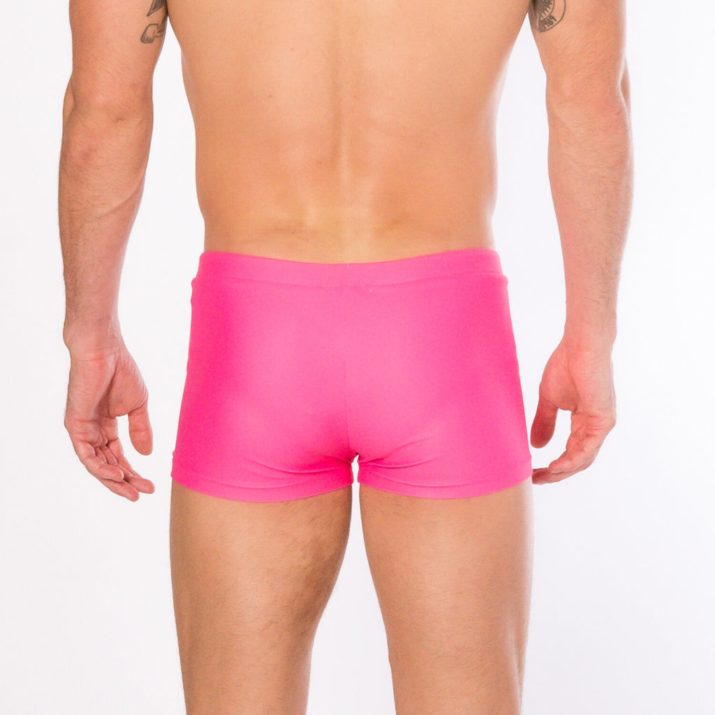 Boyshort Swim Brief // Pink