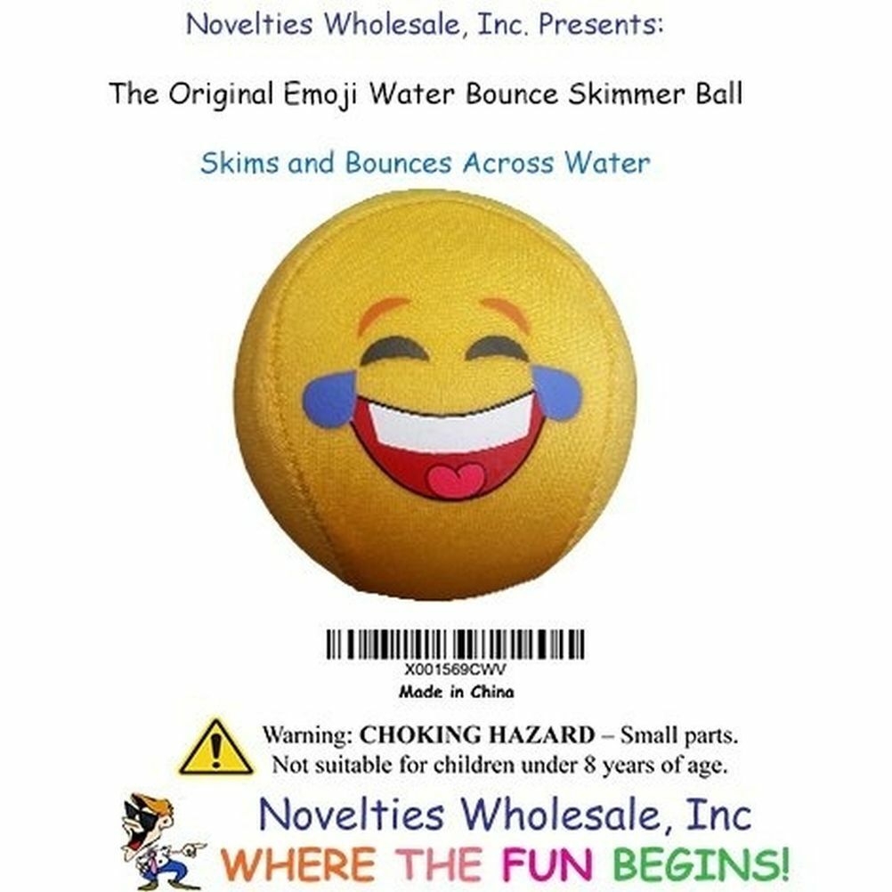 😄 Smiley Emoji Water Skimmer & Stress Ball – Original High-Quality Version