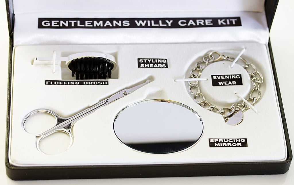 🎩 The Gentleman’s Willy Care Kit – Deluxe Grooming Gag Gift Set
