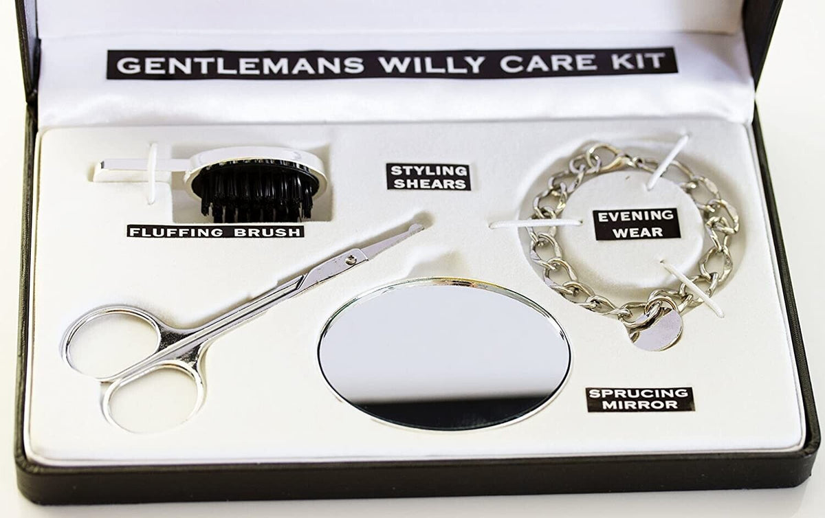 🎩 The Gentleman’s Willy Care Kit – Deluxe Grooming Gag Gift Set