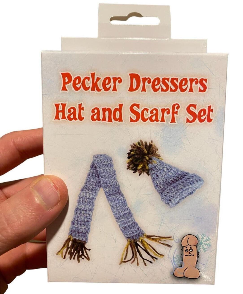 🧣 Pecker Dressers Hat & Scarf Set – Hilarious Winter Warmer