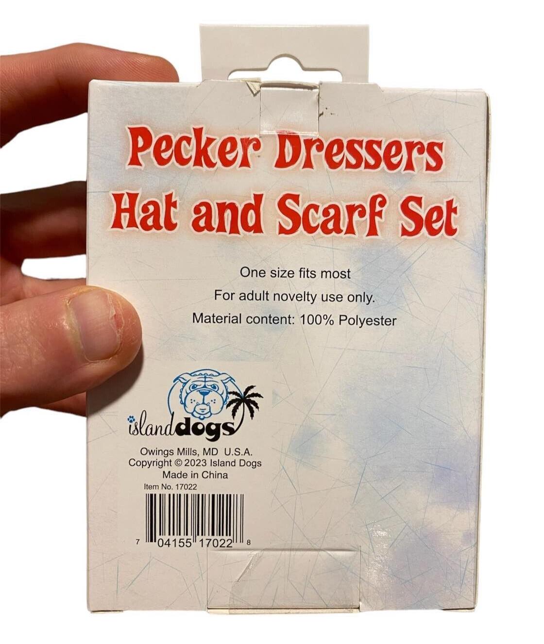 🧣 Pecker Dressers Hat & Scarf Set – Hilarious Winter Warmer