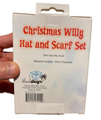 🎅 Christmas Willy Warmer Hat & Scarf Set – Festive Gag Gift for the Holidays