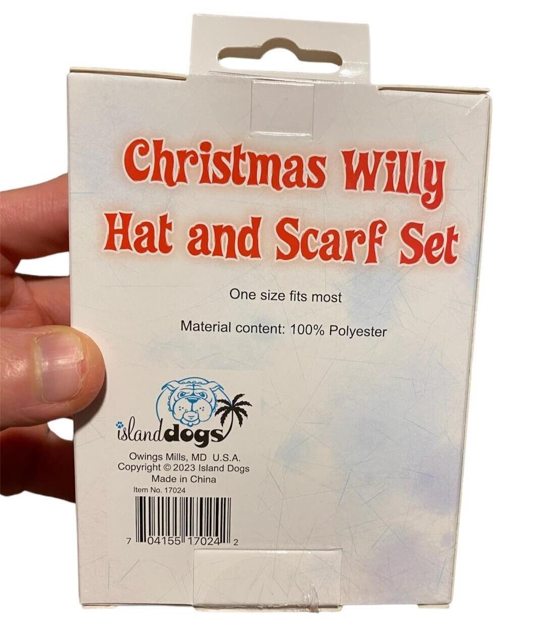 🎅 Christmas Willy Warmer Hat & Scarf Set – Festive Gag Gift for the Holidays