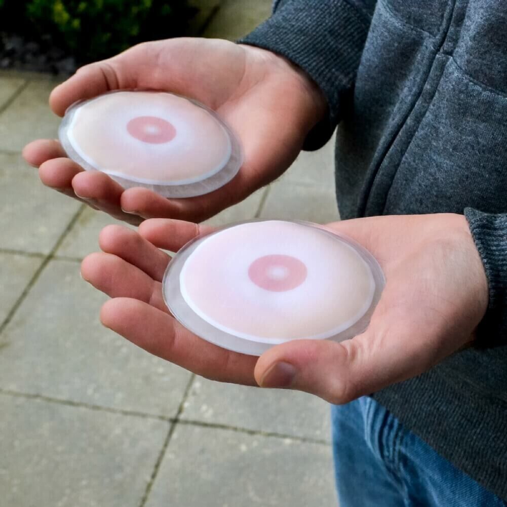 ❄️ 2-Pack "Boobie" Hand Warmers – Reusable Gag Gift!