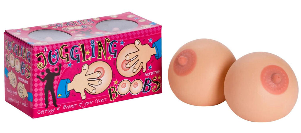 😄 Juggling Boobs 2-Pack – Stress Balls, Gag Gift, or Hilarious Juggling Set!