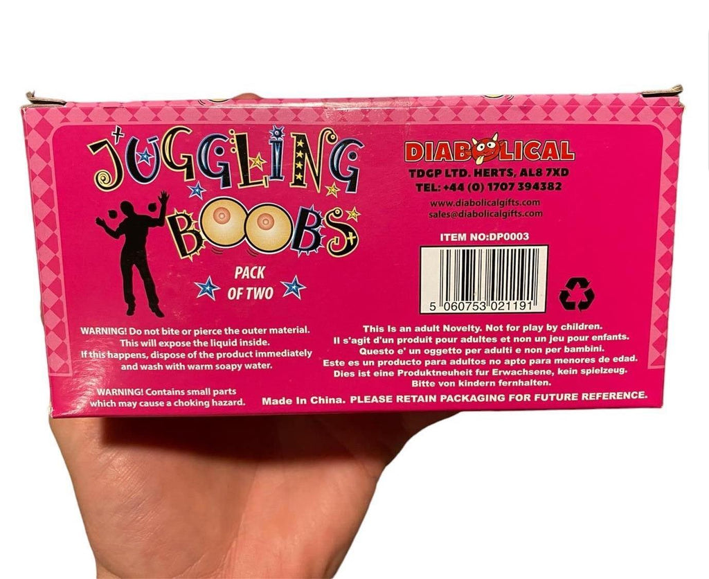 😄 Juggling Boobs 2-Pack – Stress Balls, Gag Gift, or Hilarious Juggling Set!