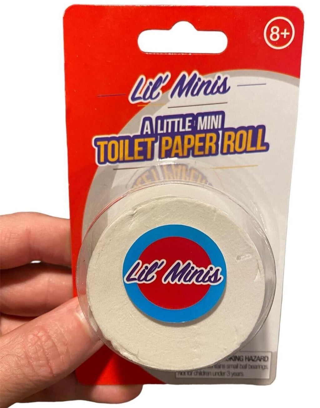 🚽 Mini Toilet Paper Roll – Evil Bathroom Prank Gag (2" Inches)