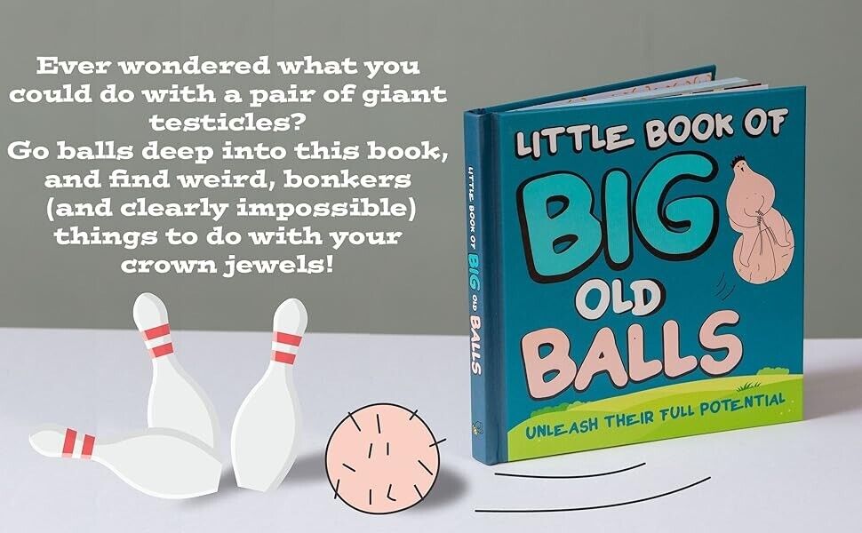 Set of 2 – The Little Books of Big Old Balls & Giant Boobs – Hilarious Adult Gag Gift! 😂📚