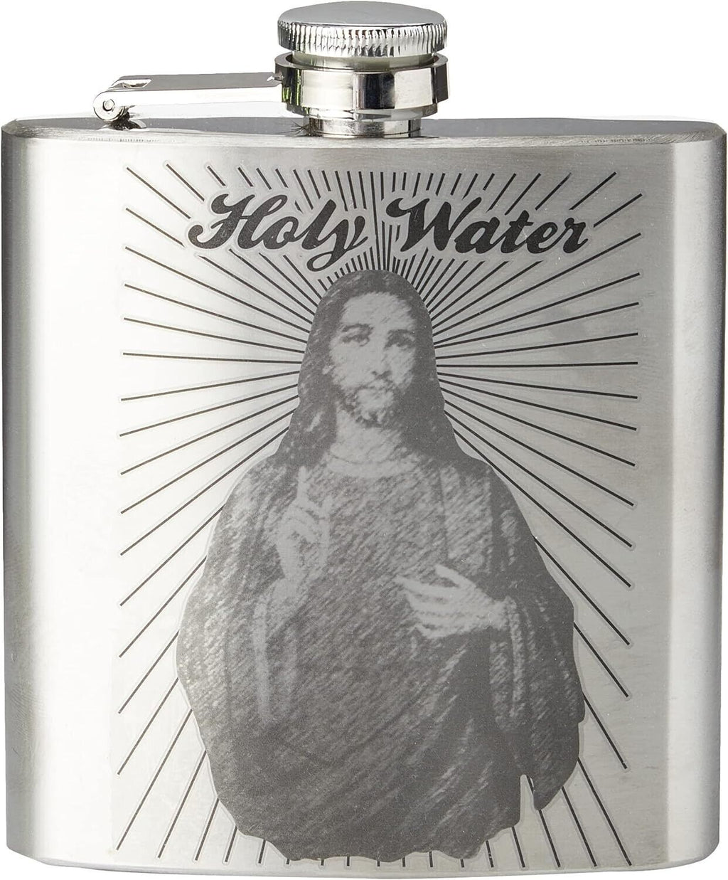 ✝️ "Holy Water" Stainless Steel Flask – 6oz