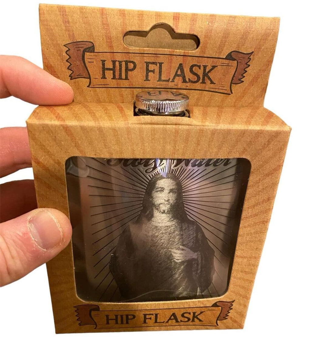✝️ "Holy Water" Stainless Steel Flask – 6oz