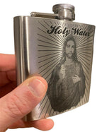 ✝️ "Holy Water" Stainless Steel Flask – 6oz