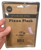 🍕 Pizza Flask – 5oz Stainless Steel Booze Buddy for Pizza Lovers