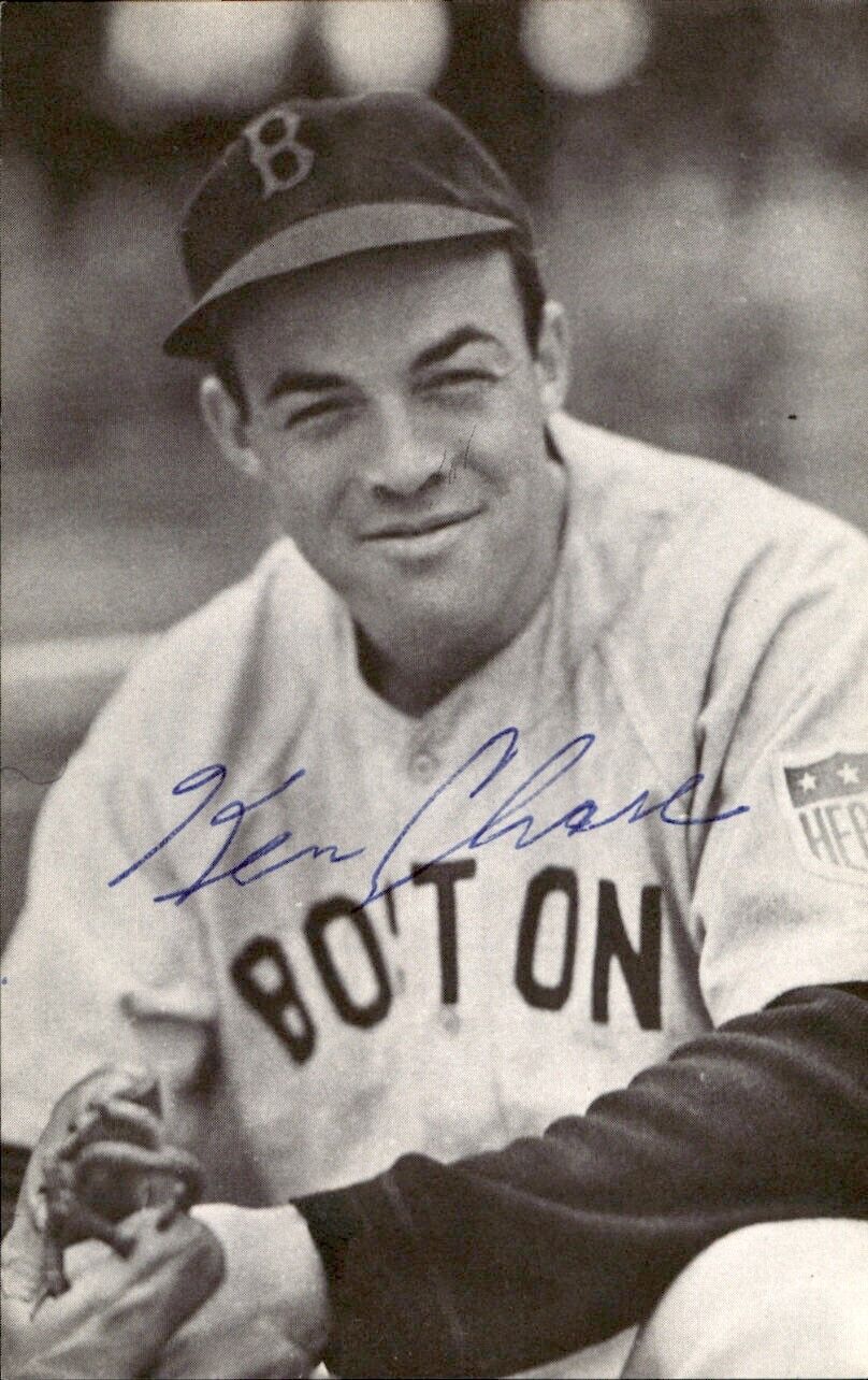Ken Chase Red Sox d. 1985 Signed/Autographed 3x5  Photo 178126