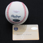 Jesus Montero Signed/Auto Yankees 100th OML Baseball STEINER Inscr 187154