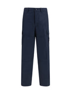 Cotton Pants Navy Blue