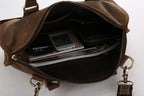 Flash Sale Vintage Leather Laptop Briefcase Crossbody Bag Mens Messenger Shoulder Bag