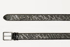 The Arnold Black Leather Belt