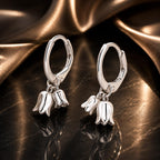 925 Sterling Silver Earrings for Women 20*10mm Oxidized Jewelry