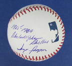 Gary Wagner Phillies Signed/Inscribed "1965-1969 Phillies" OML Baseball 122968
