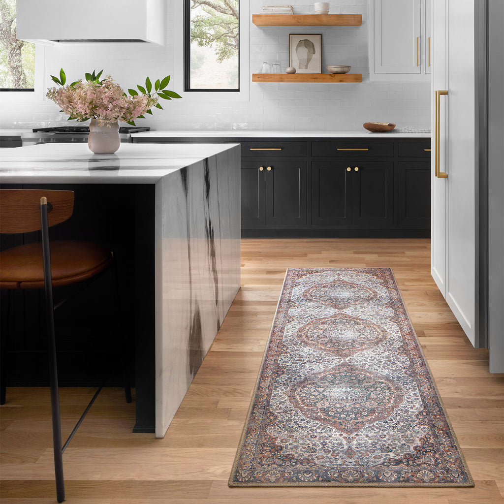 Wynter Oriental Area Rug // Red + Multicolor
