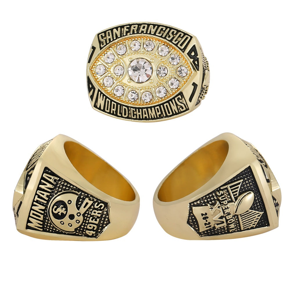 San Francisco 49ers Dynasty Era Ring & Trophy Set – Championship Replica Collector Display