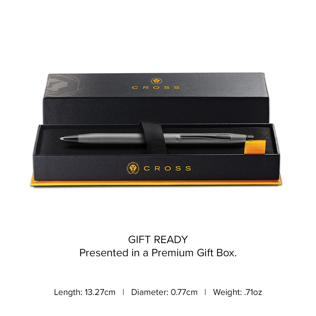 Classic Century® Slate Gray Engraved Diamond Pattern Ballpoint Pen